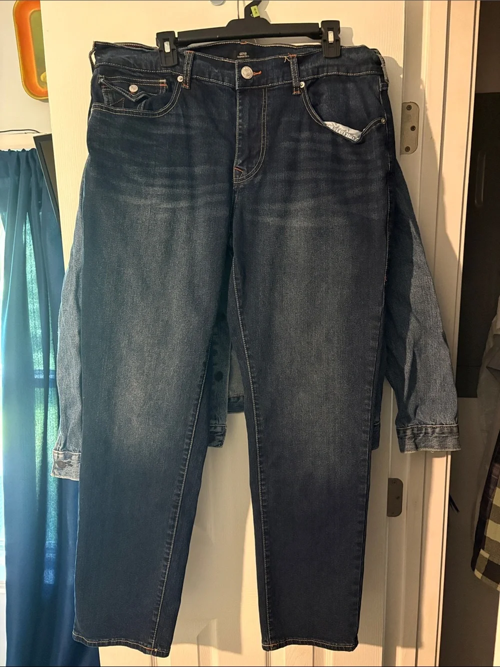 True Religion Men's Slim Straight Jeans in Indigo Wash
